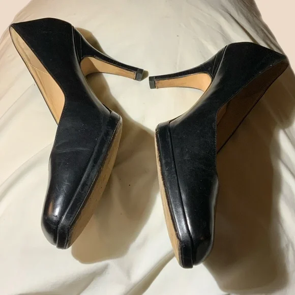 Nike Air Cole Haan Collection Black Square-Toe 3" Heels. - Picture 12 of 12